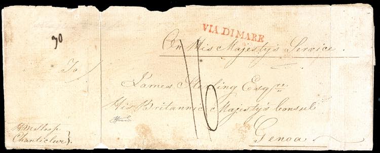 INCOMING MAIL GIBILTERRA 1819 - ... 