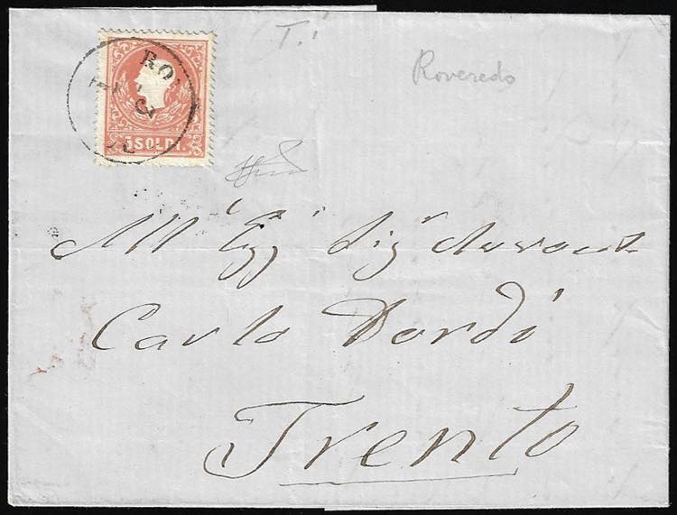 1859 - 5 soldi rosso, I tipo (25), ... 