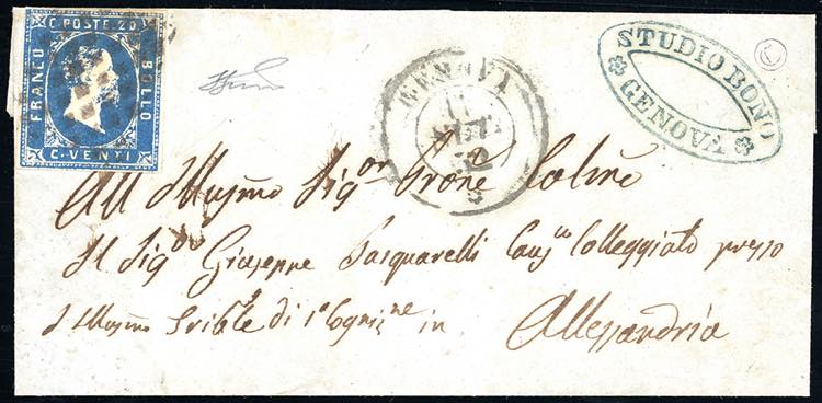 LIGURIA-GENOVA, rombi + d.c. ... 