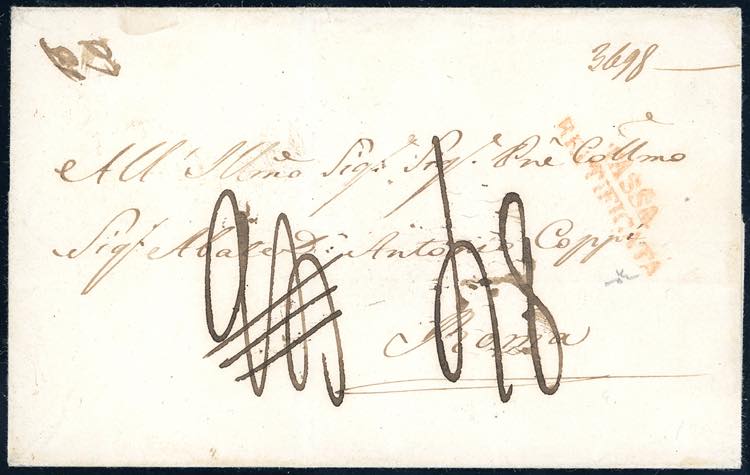 1847 - Lettera prefilaterica da ... 