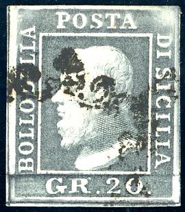 1859 - 20 grana grigio ardesia ... 