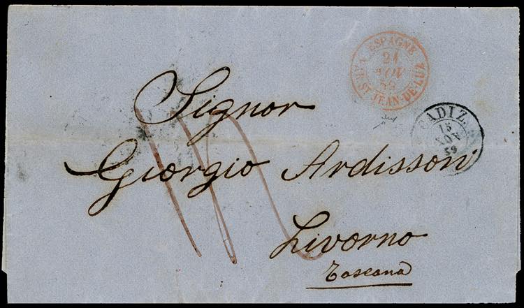 INCOMING MAIL SPAGNA 1859 - ... 