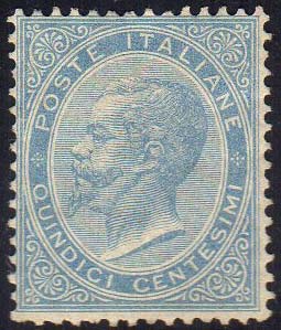 1863 - 15 cent. De La Rue (L18), ... 