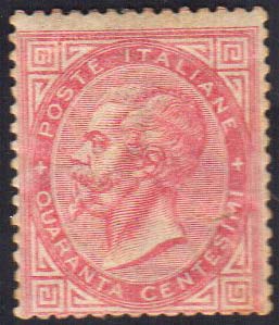1863 - 40 cent. De La Rue, ... 