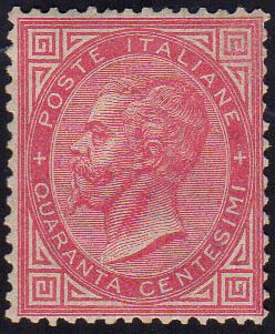 1863 - 40 cent. De La Rue, ... 