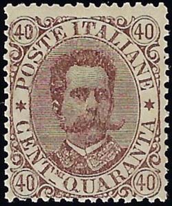 1889 - 40 cent. Umberto I, doppia ... 