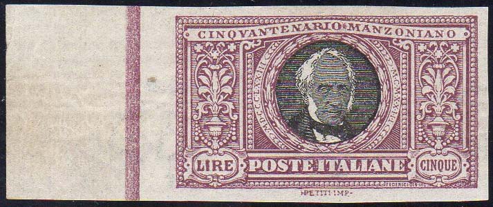 1923 - 5 lire Manzoni, non ... 