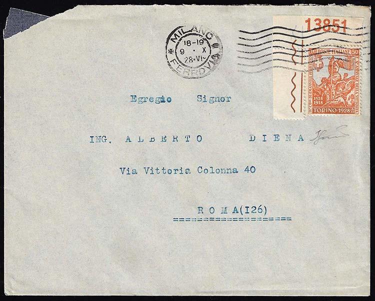 1928 - 50 cent. Emanuele ... 