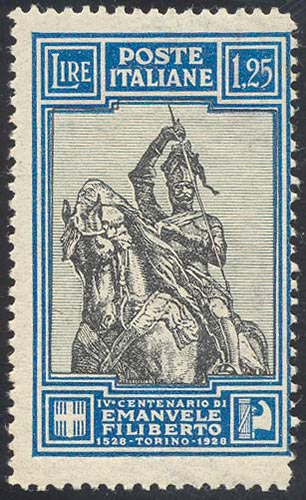 1928 - 1,25 lire Emanuele ... 