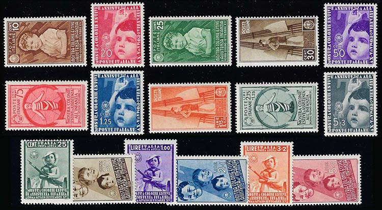 1937 - Colonie Estive (406/415+A), ... 