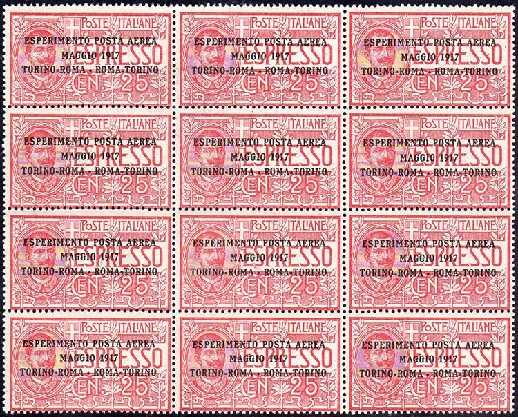 1917 - 25 cent. soprastampato (1), ... 