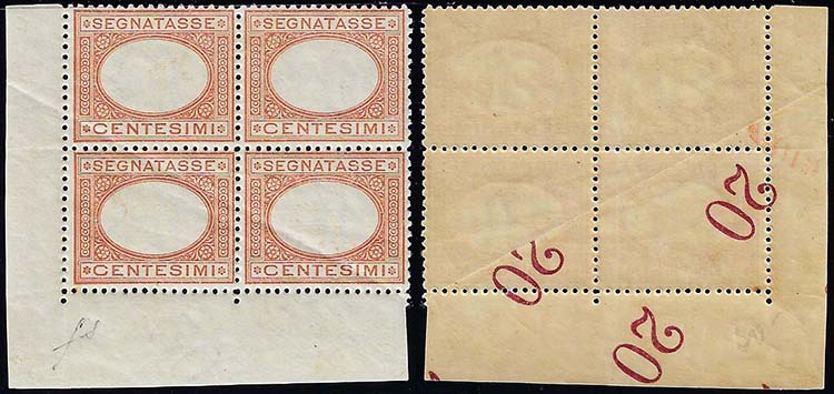 1894 - 20 cent. arancio e ... 