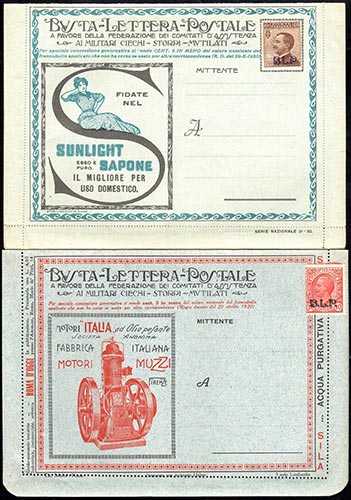 1921 - 40 cent., soprastampa BLP ... 