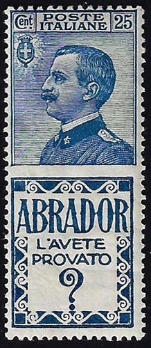 1924 - 25 cent. Abrador (4), ben ... 