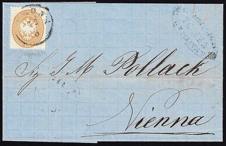 1864 - 15 soldi bruno, dent. 14 ... 