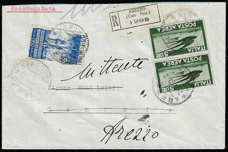 1950 - 55 lire Radiodiffusione, 5 ... 