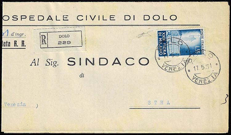 1951 - 55 lire Fiera di Milano ... 
