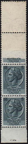 1953 - 5 lire Siracusana, ... 