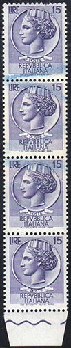 1960 - 15 lire Siracusana, ... 