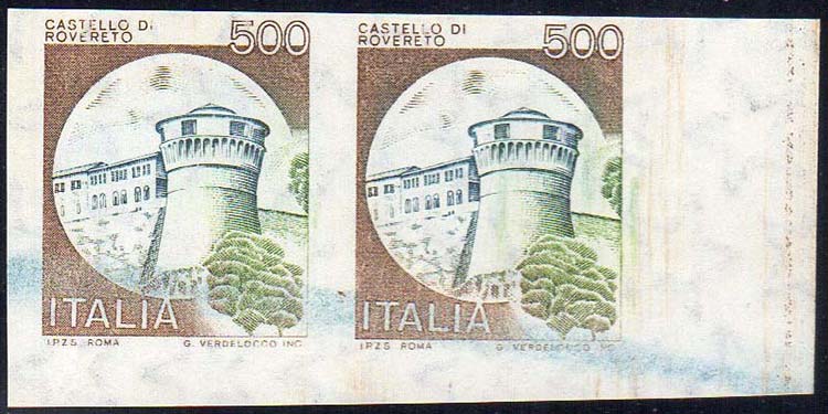 1980 - 500 lire Castelli, non ... 