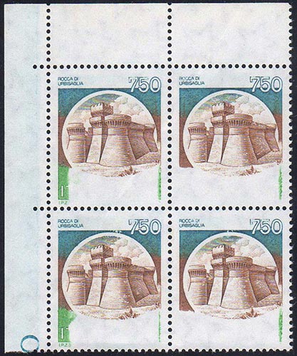 1990 - 750 lire Castelli, stampa ... 