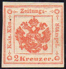 1859 - 2 kr. vermiglio (3), nuovo, ... 