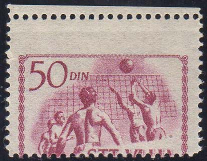 1952 - 50 d. Sport, dentellatura ... 