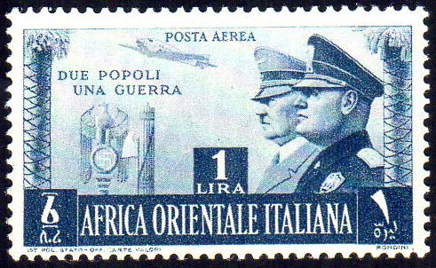 POSTA AEREA 1941 - 1 lira ... 