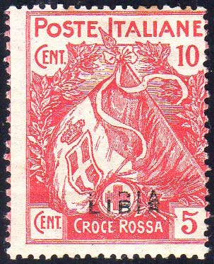 1915 - 10 + 5 cent. Croce Rossa, ... 