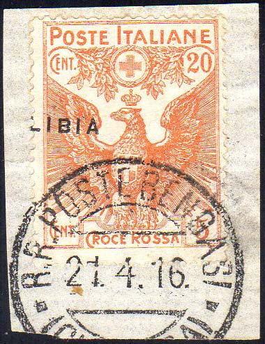 1915 - 20 + 5 cent. Croce Rossa, ... 