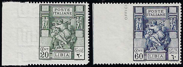 1924 - 20 cent. e 60 cent. Sibilla ... 