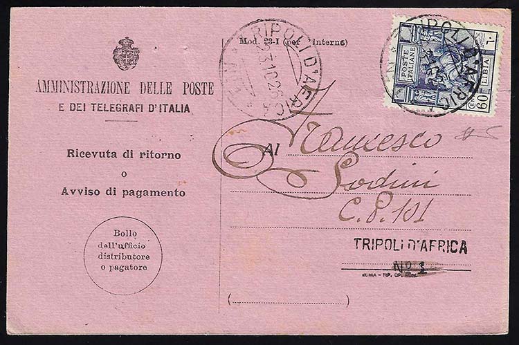 1926 - 60 cent. Sibilla Libica, ... 