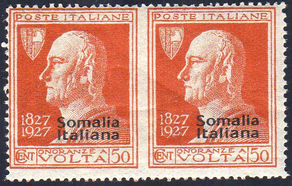 1927 - 50 cent. arancio Volta, ... 