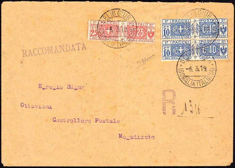 PACCHI POSTALI 1919 - 10 cent., ... 