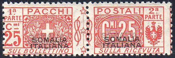 PACCHI POSTALI 1917 - 25 cent. ... 