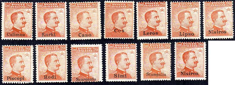 EGEO 1917 - 20 cent. Michetti, ... 
