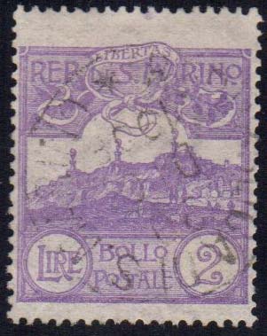 1903 - 2 lire Veduta (44), usato, ... 