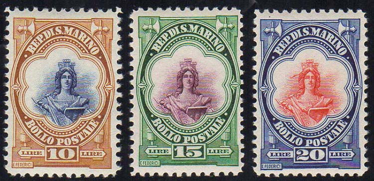 1929 - 10 lire, 15 lire e 20 lire ... 