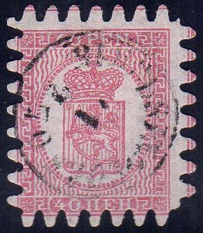 FINLANDIA 1866 - 40 p. Stemma (9), ... 