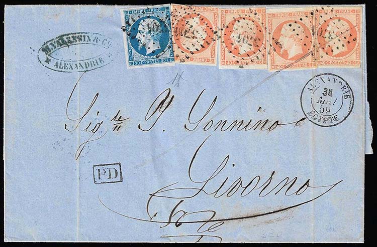 FRANCIA 1859 - 20 cent., 40 cent., ... 