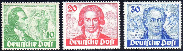 GERMANIA BERLINO 1949 - Goethe ... 