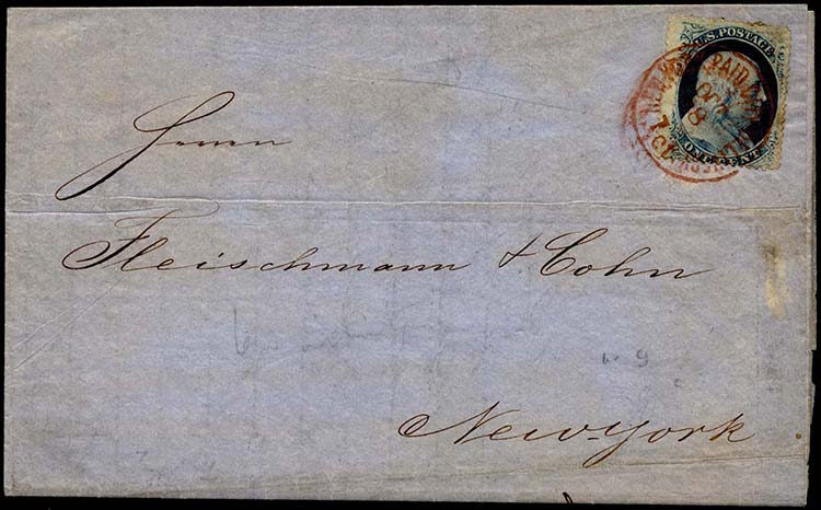 STATI UNITI 1860 - Lettera scritta ... 