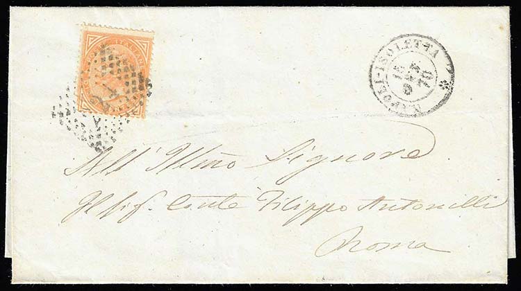 1870 - 10 cent. De La Rue, ... 