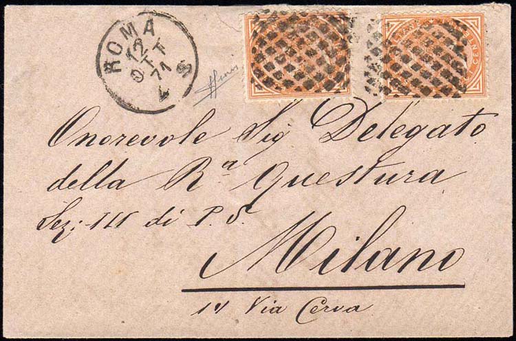 1871 - 10 cent. De La Rue (17), ... 