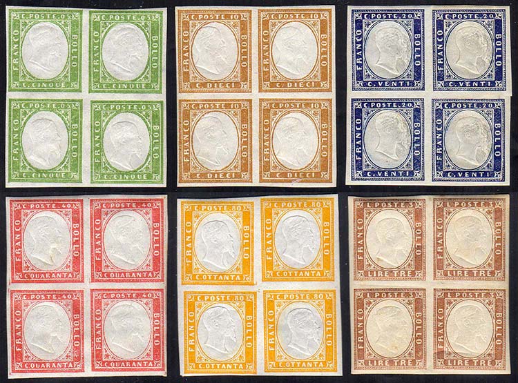 1855/63 - IV emissione, serie ... 