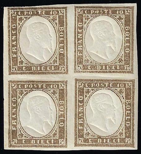 1861 - 10 cent. bruno bistro ... 