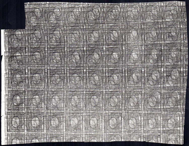 1861 - 1 cent. grigio nero (19), ... 