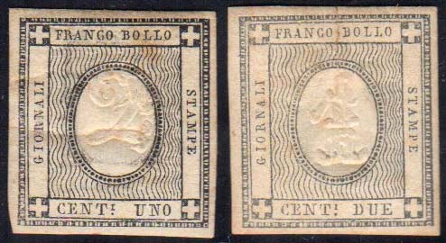 1861 - 1 cent. errore di cifra ... 