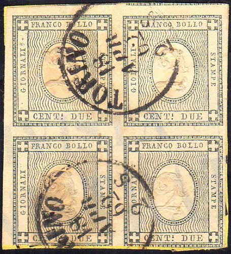 1861 - 2 cent. grigio verdastro ... 