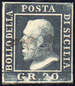 1859 - 20 grana grigio ardesia ... 